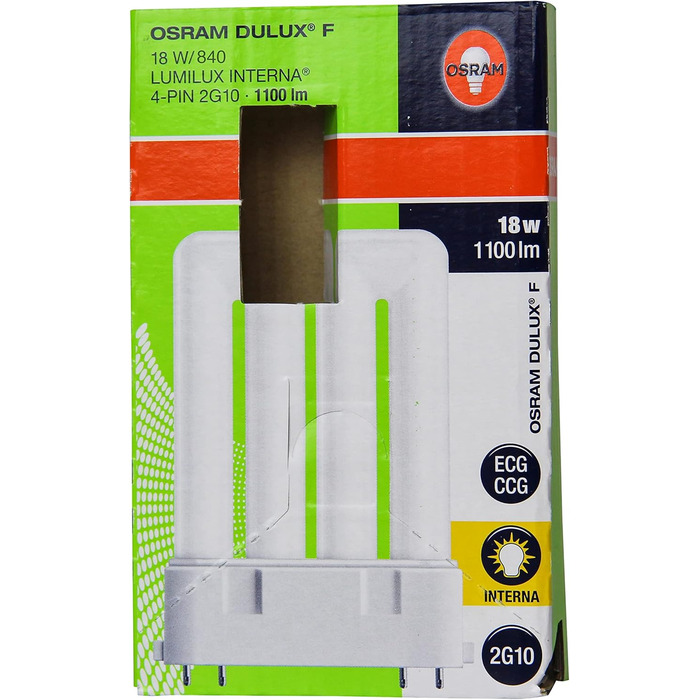 Компактна люмінесцентна лампа OSRAM Dulux F 18W/840