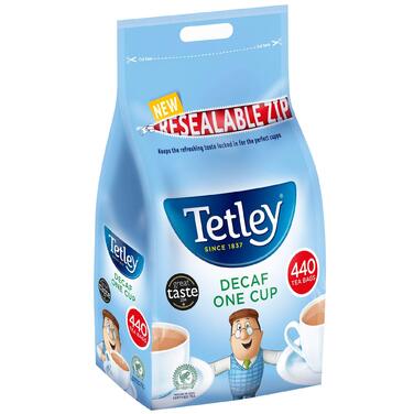Чай Tetley без кофеїну, на одну чашку, 440 чайних пакетиків