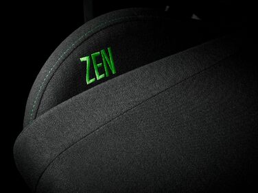 Ігрове крісло Razer Edition TAROK Essentials X Cloth для ПК - оббивка з дихаючої тканини, підлокітники Softcoat 1D, функція гойдання, подушки для попереку та голови, до 130 кг, чорний