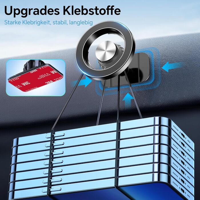 Автомобільний тримач мобільного телефону для MagSafe автомобільний тримач 20 Сильний магніт Магнітний тримач мобільного телефону а