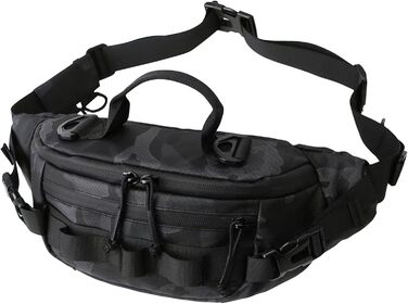 Рибальська поясна сумка, поясна сумка для риболовлі нахлистом - водонепроникна рибальська сумка з поясним поясом Портативна сумка для риболовлі нахлистом Аксесуари для активного відпочинку для чоловіків, жінок, камуфляж