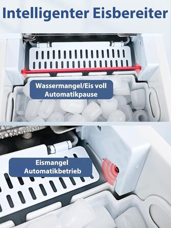 Машина для виробництва кубиків льоду, 15 кг 24 години, 9 кубиків льоду за 6 хвилин, льодогенератор з лопатою для льоду та кошиком, льодогенератор для кухні, офісу, автофургону