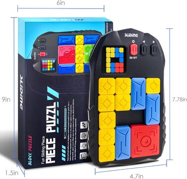 Із понад 500 рівнями, електронною портативною грою, складними головоломками, навчальними і навчальними іграшками для дітей і дорос