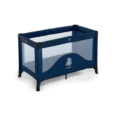 Люлька для подорожей Foppapedretti Teddytour, із захисним чохлом, синя, 127 x 67 x 78 см, 8,64 кг, синя