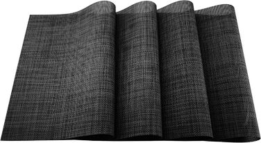 Підстилки (набір з 4), нековзні миються, ПВХ нековзні термостійкі підстилки, брудовідштовхуючі та миються, підстилки для кухонного