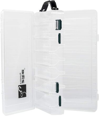 Набір рибальських снастей Zite - 3 предмети 27 см двосторонні - пластикова коробка для наживки, рибальські приманки, жорсткі наживки, коробка 4 л - набір з 3 предметів