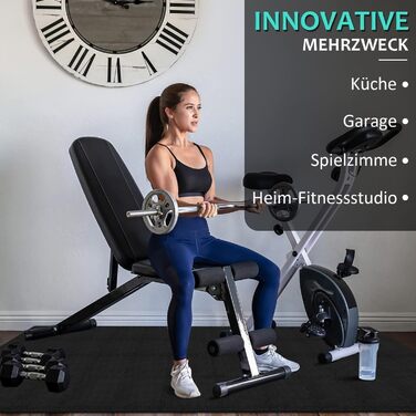 Захисний килимок для підлоги для фітнесу 331 см, килимок-головоломка 24/36/48, спортивний килимок з EVA, нековзний, килимок для підлоги для тренажерного залу та фітнес-обладнання 3,31 кв.м./36 килимків - чорний