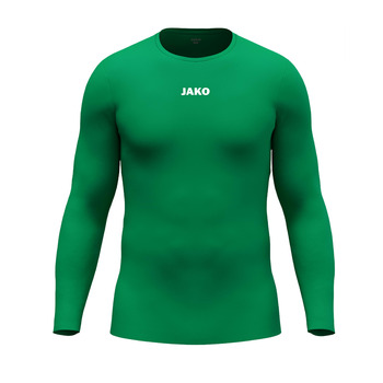 Футболка JAKO Function з довгим рукавом унісекс, розмір L, зелена