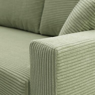 Диван Айкідо I 150x85 - з функцією сну - вибір кольорів - сучасний диван - з відділенням для зберігання речей - сучасна вельветова тканина - тканина POSO (POSO 022)