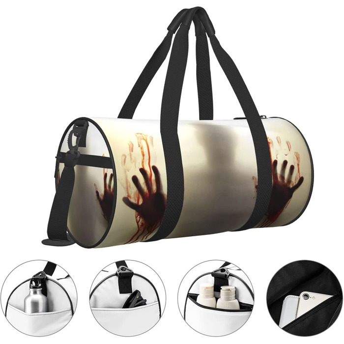 Дорожня сумка Криваві долоні, спортивна сумка для чоловіків та жінок, сумка-мішок, спортивна сумка