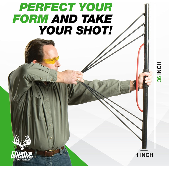 Тренажер для силових тренувань лучників з стрічками опору – регульований симулятор натягу лука для покращення точності, сили та техніки