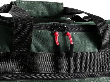 Рибальська сумка Paladin Deluxe green - Tackle Bag Carryall Carp bag Сумка для рибальських аксесуарів Розміри 53x28x22 см Сумка для наживки з ременем через плече