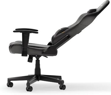 Оригінальне ігрове крісло, стілець для столу, офісне крісло, обертове крісло для ПК-геймерів, чорна шкіра PF24 PVC