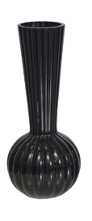 Ваза Viva Elegance чорна, 32 см (7184564)
