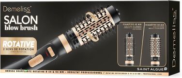Смінні насадки-щітки Demeliss Saint Algue для стайлера Blow Brush обертові, 2 діаметри (40 та 50 мм) професійний догляд та легке використання