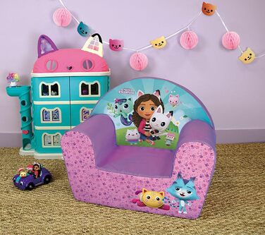 Дитяче клубне крісло Fun House Gabby ET LA Maison Magique, походження Франція, 52 x 33 x 42 см