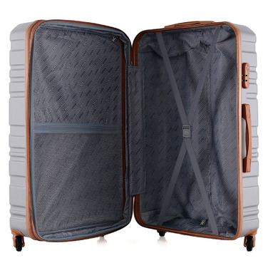 Валіза Semi Line 28' (L) Light Grey (T5715-3)