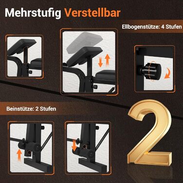 Багатофункціональний складний та регульований комплект лав для штанги, фітнес-обладнання для домашнього використання зі стійкою для штанги, вежею для тяги найширшого м&39яза, блоком для троса, лавою для тренувань &quotметелик&quot та тренажером для згинан