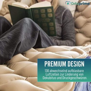 Протипролежневий матрац OrtoPrime зі змінним тиском - 200x90x7 см - Включаючи компресор Silence Comfort - Матрац для ліжок для догляду проти пролежнів