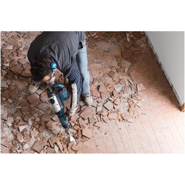 Перфоратор GSH 7 VC (вкл. додаткову рукоятку, мастило, ганчірку для машин, 1 загострене зубило, SDS max, RTec Speed, 400 мм, кейс)