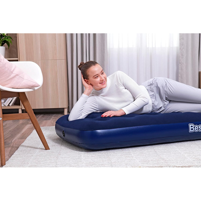 Надувний чохол Bestway Blue Horizon Single XL/Lo 185 x 76 x 22 см