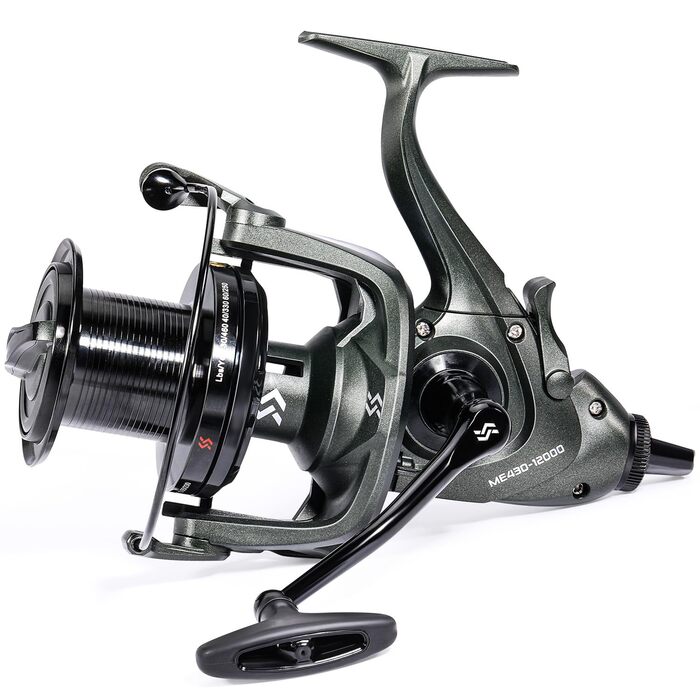 Котушки для лову коропа Sougayilang ME430, котушки для серфінгу/лову коропа великої місткості 11000/12000, 131BB, плавні, високопродуктивні котушки для лову коропа, передавальне число 4,61 для солоної та прісної води