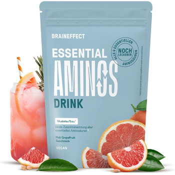 Незамінні амінокислоти BRAINEFFECT Essential Aminos, грейпфрут, 270 г