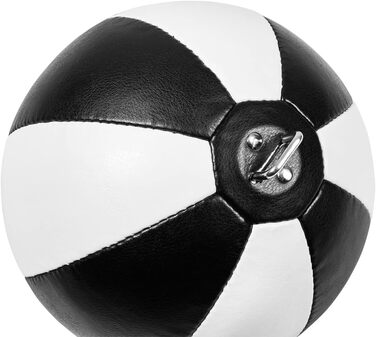 Погана компанія Двосторонній м'яч з імітації шкіри в т.ч. еластичні натяжні ремені I діаметром 25 см I Боксерський м'яч для рефлек