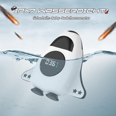 Дитячий термометр для ванни для новонароджених Цифрові термометри для ванн Дитячий термометр для ванни з візуальним сигналом Дитяч