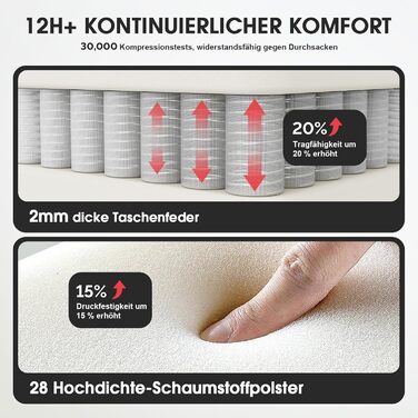 Ігрове крісло Douxlife з тканини та функцією масажу, розширена пружинна подушка сидіння, ергономічне офісне крісло, ігрове крісло для ПК з підставкою для ніг, 158 кг, чорний колір