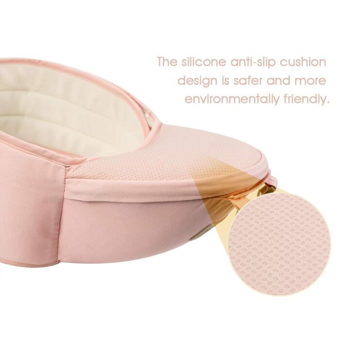 Ергономічна дитяча коляска з сидінням на стегнах, регульована на 360 градусів, мяка та дихаюча, може використовуватися цілий рік,