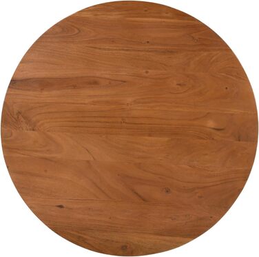 Кругла стільниця SAM Brasilia 90 x 90 см Масив акації Колір горіх Швейцарський край Легка в догляді дерев&39яна стільниця своїми руками Підходить для обідніх/барних столів/кухонь 90 x 90 см кольору горіха