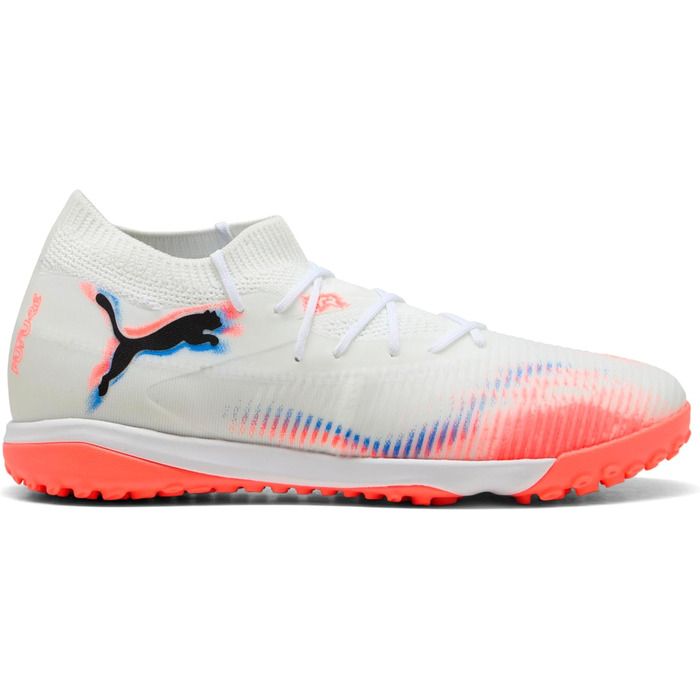 Жіночі футбольні бутси PUMA Future 8 Match TT, розмір 42 EU, білі, чорні, яскраво-червоні