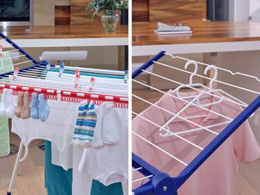 П'єдестальна сушарка Leifheit Pegasus 200 Solid Deluxe Mobile з довжиною сушіння 20 м, вішалка для довгого прання, сушарка-крило з