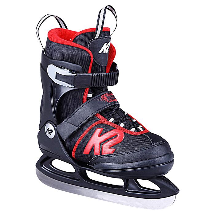 Ковзани для хлопчиків K2 Skates Joker Ice L (ЄС 35-40 / Великобританія 3-7 / США 4-8) чорно-червоні