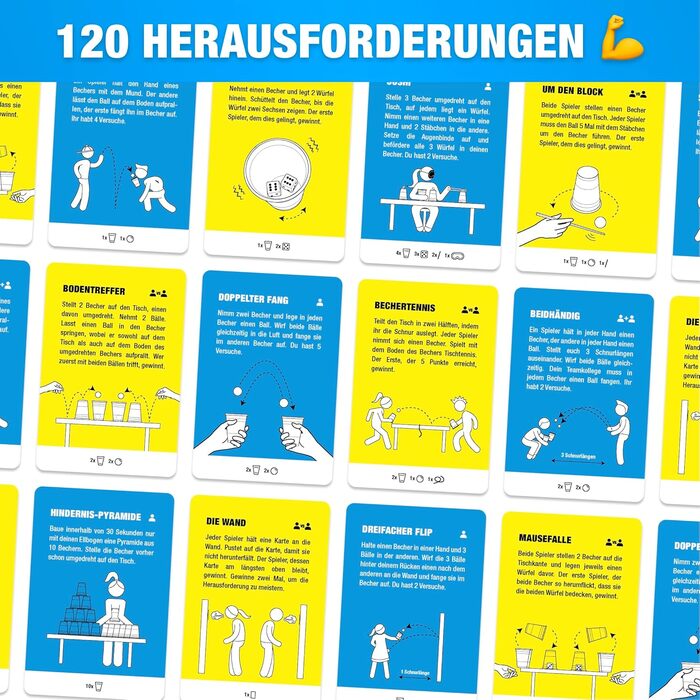 Німецька - Весела гра для дітей, підлітків та дорослих - Ігри для вечірок з різноманітними викликами для хлопчиків та дівчаток - Настільна гра