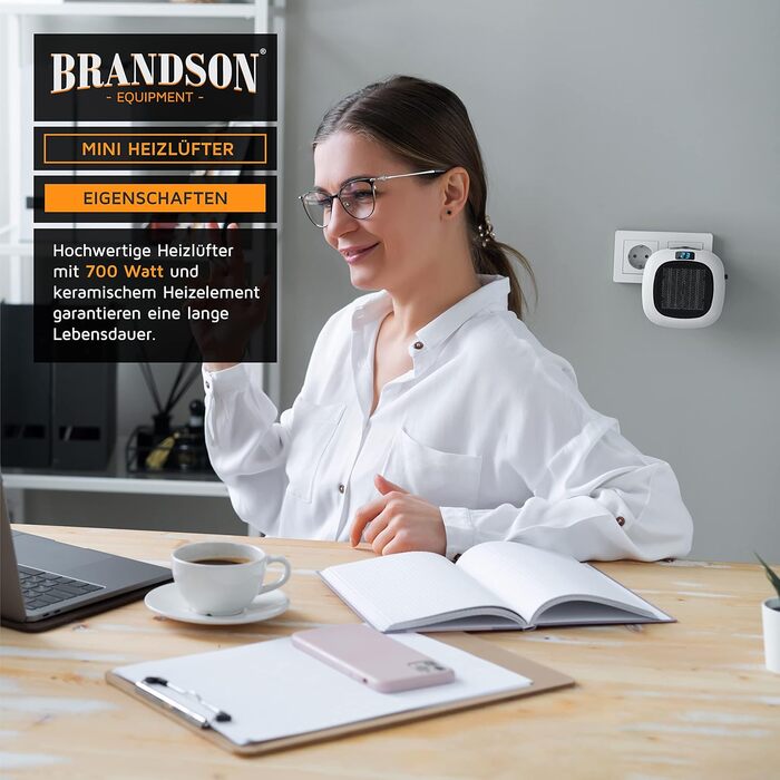 Підключається до мережі вентилятор-обігрівач з пультом дистанційного керування, 700 Вт, плавне регулювання температури 15-30C з термостатом, таймер 1-12 годин, захист від перегріву, обігрів з термостатом - тихий - білий