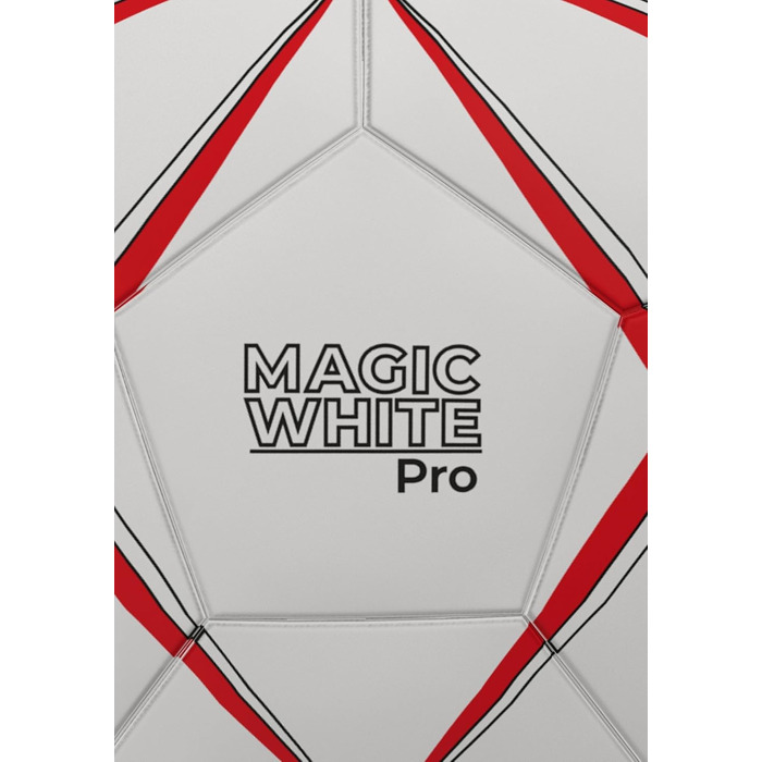 М&39яч Erima Magic White Pro унісекс білий/червоний 2