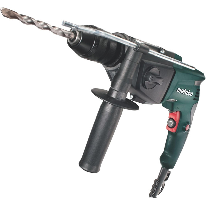 Ударний дриль Metabo SBE 760 (600841850) пластиковий корпус, номінальна вхідна потужність 760 Вт, вихідна потужність 370 Вт, макс.