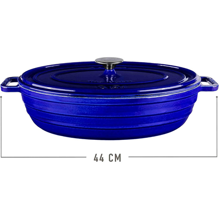 Чавунна жаровня Sally's Alime (Королівська блакитна майоліка)