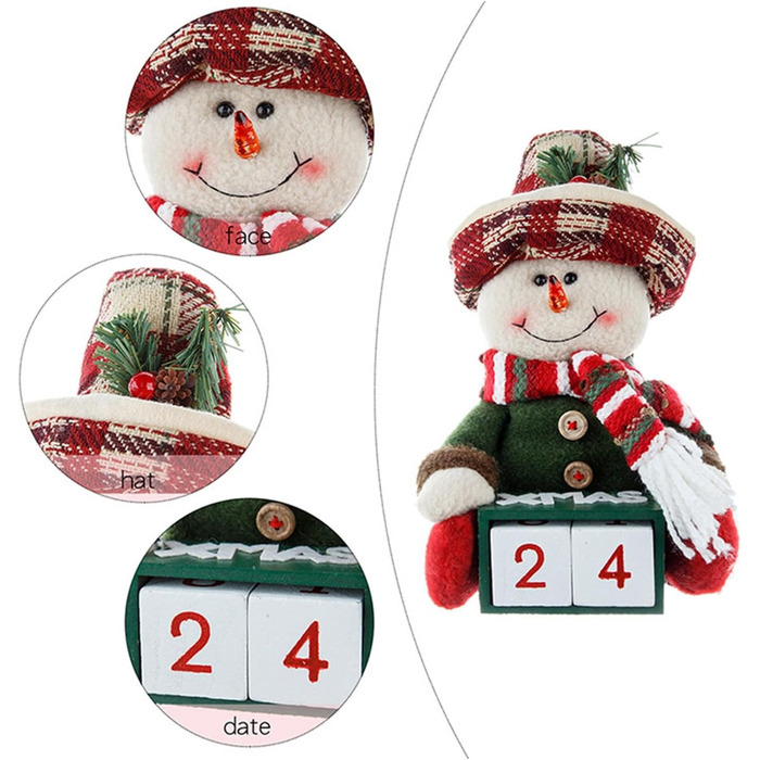 Плюшева іграшка гномик адвент-прикраса BUBEFSKD