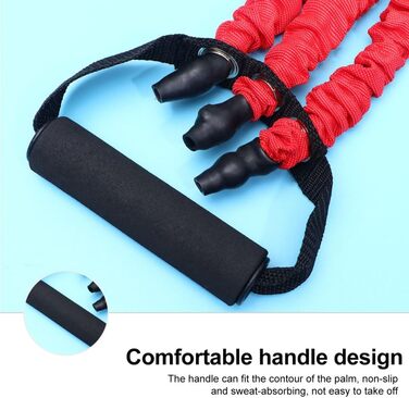 Тренажер для силових тренувань з пружинною коробкою, ручками, ремінцями для тренажерного залу, мережевий тренажер для грудей, пристрій для тренувань з еспандером для грудей, тренажер для вправ, фітнес-пулер, жовтий, червоний