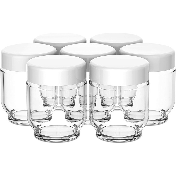 Йогуртниця Moulinex Yogurteo YG2295 7 баночок по 160 мл кожна Перемикач увімкнення/вимкнення Індикатор температури Проста у викори