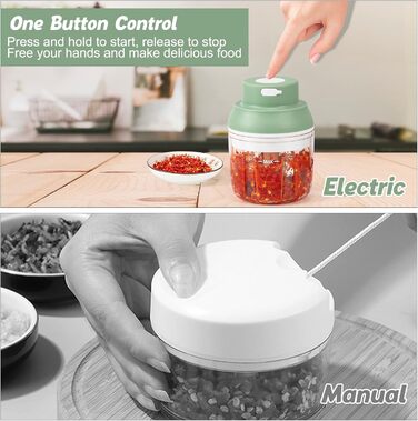 Електрична овочерізка 250 мл подрібнювач цибулі, мультиподрібнювач цибулерізка, подрібнювач їжі, кухонні аксесуари для овочів, фру