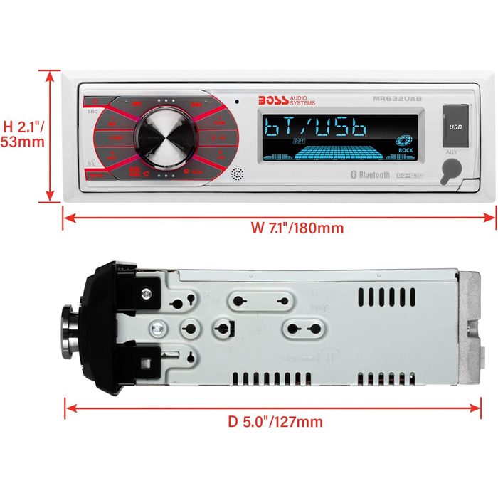 Вт Bluetooth білий цифровий інструментальний приймач, 632uab 200