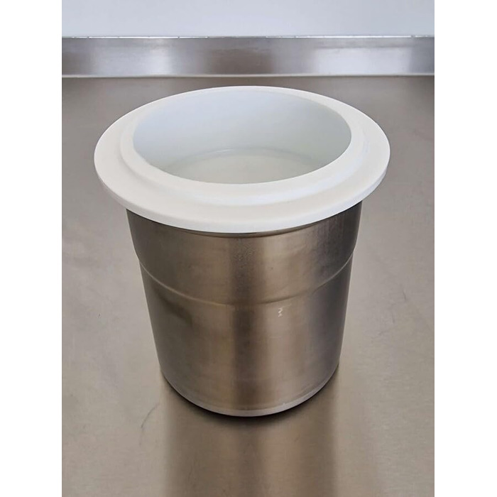 Універсальні склянки для пакотизації Pacojet з кришками, набір з 4 шт. , хромована сталь, нержавіюча сталь