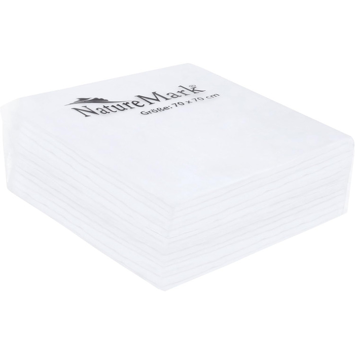 Упаковка з 10 муслінових серветок муслінові пелюшки тканинні пелюшки 100 бавовна преміум-якість Колір білий приблизно 70x70 см