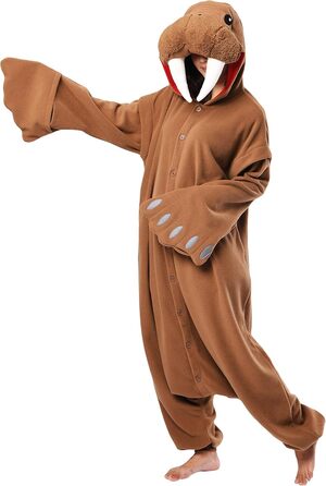 Кігурумі Морж, синтетичний матеріал, коричневий XL