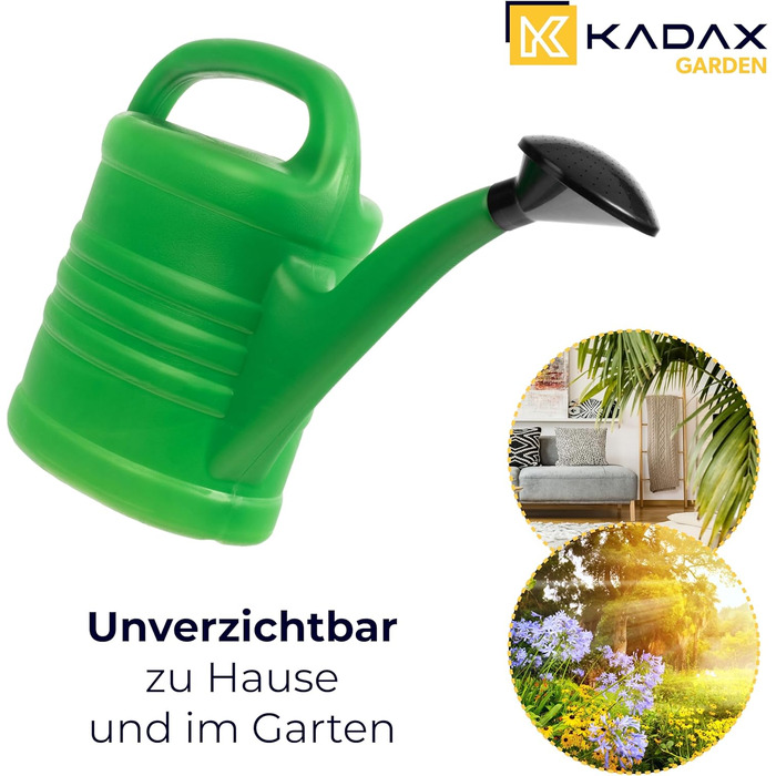 Лійка 5л, пластикова садова лійка для внутрішнього і зовнішнього використання, полив, квіти, кімнатні рослини, сад, будинок, дім, садовий інвентар з розпилювачем (5л)