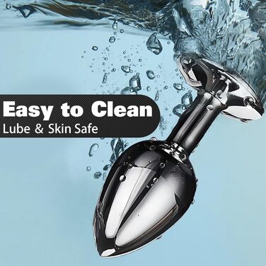 Набір анальних плагів Aclouddate, з кристалом